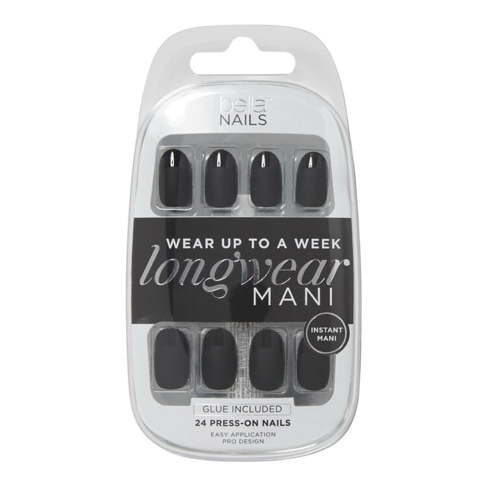 BELLA NAILS LONGWEAR MANI 24 PRESS-ON NAILS - BRAND NEW